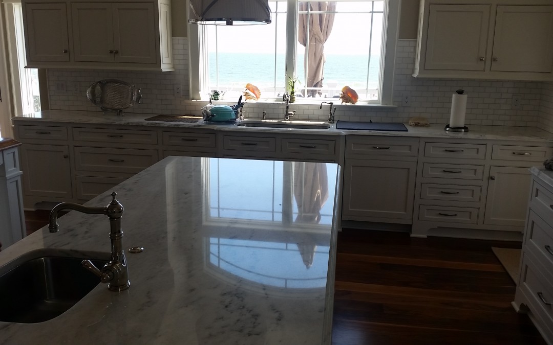 Long Beach Island LBI NJ Cararra Marble Repair & Polishing at the Jersey Shore